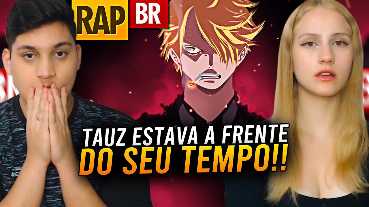 REACT EM CASAL - Rap do Sanji (One Piece) | Tauz RapTributo 37