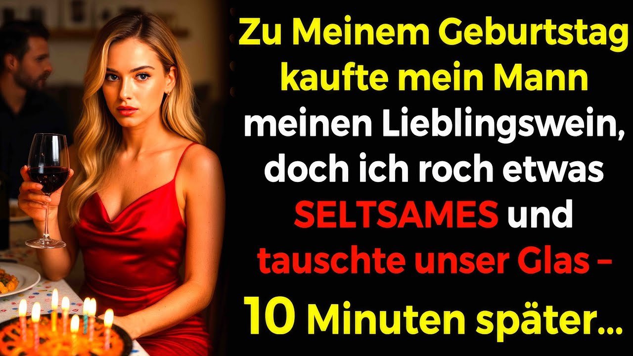 Zu Meinem Geburtstag🎂 servierte mein Mann Lieblingswein🍷, doch beim Gläsertausch roch er Komisch😱