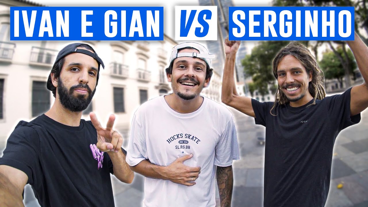 GAME OF SKATE VALENDO QUALQUER MANOBRA COM SERGINHO SANTORO