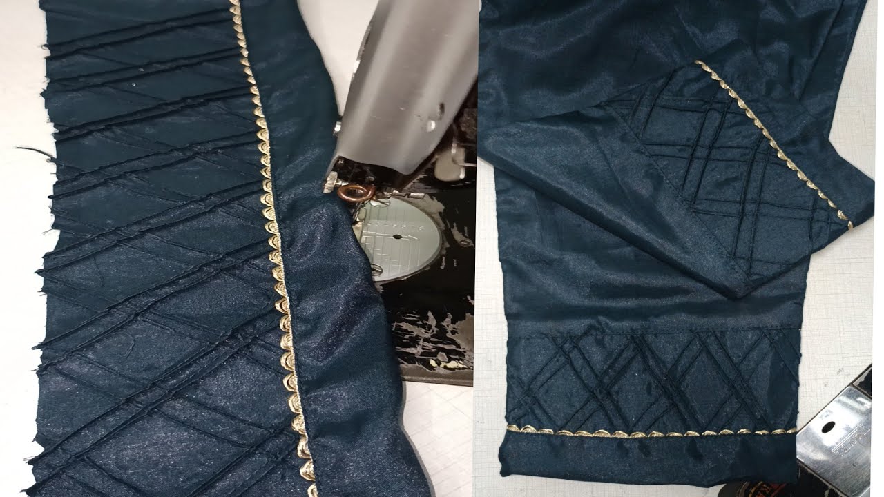 Pintucks ke साथ बनाए Stylish Trouser Design 😍 Simple & Sober Trouser Pant Design ||Sleeve Design