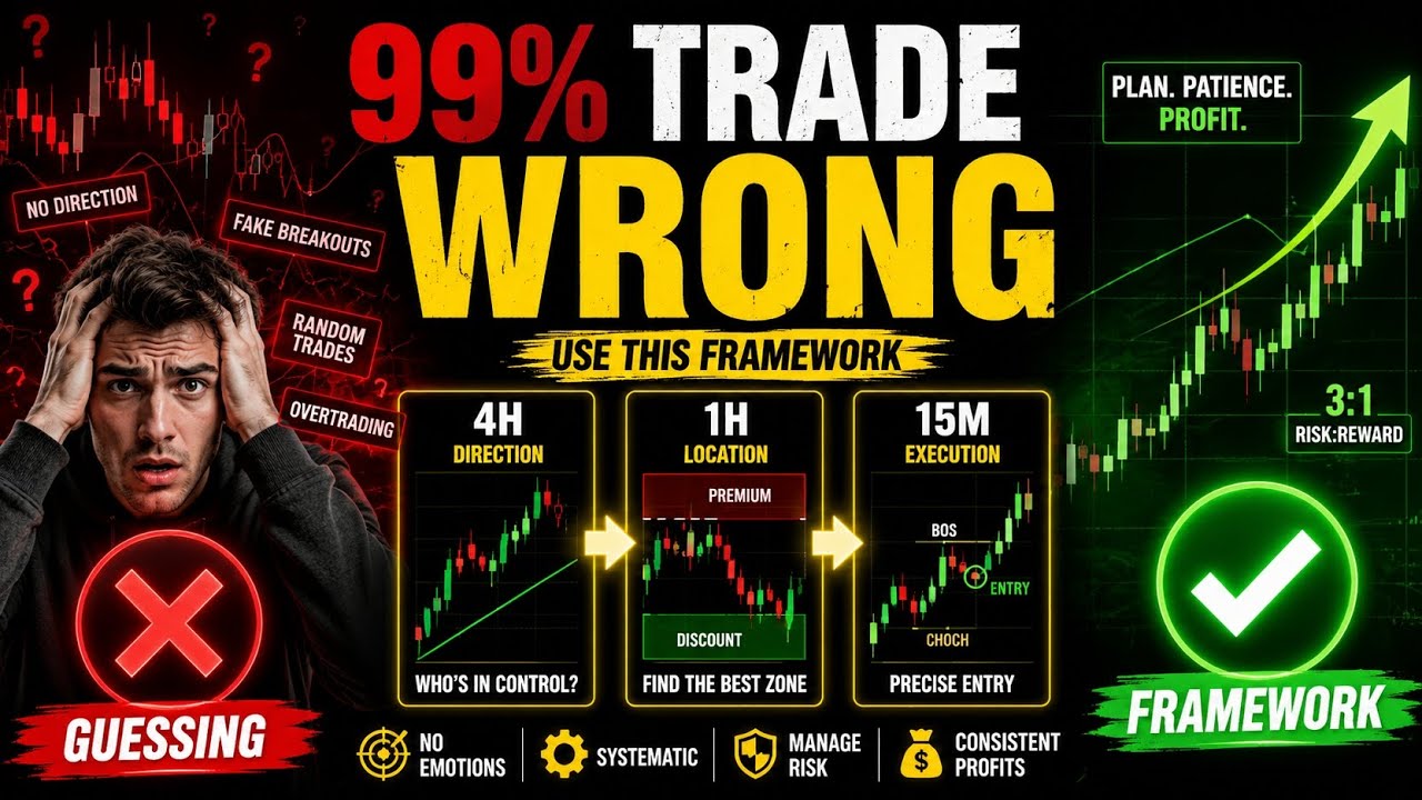 99% of Traders Trade Wrong (Use This Framework Instead)