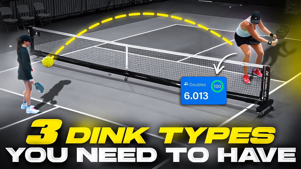 Dink Types: Topspin, Slice, and Dead Dinks (Flat)