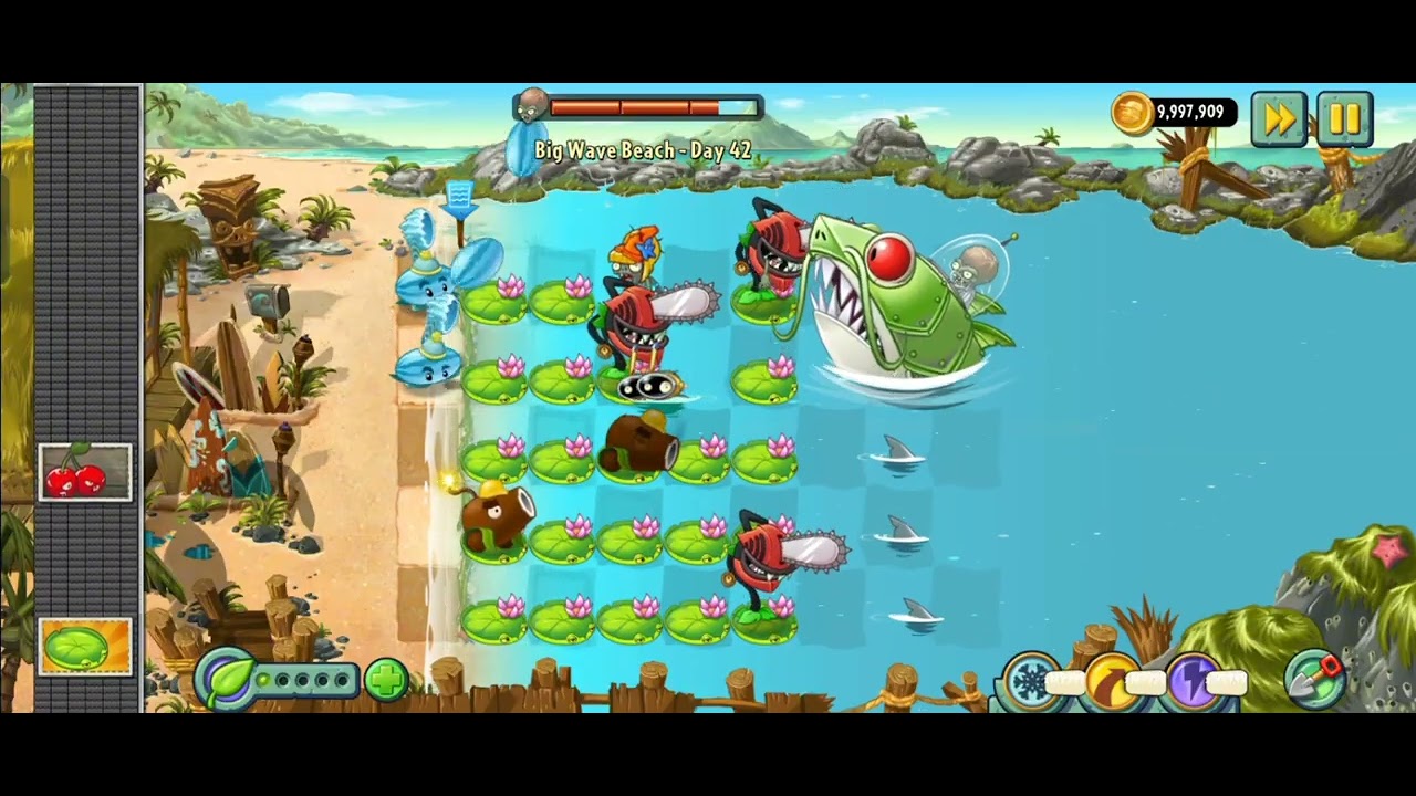 PvZ 2 Refloushed Gameplay: All Zomboss Battles (Part 2)