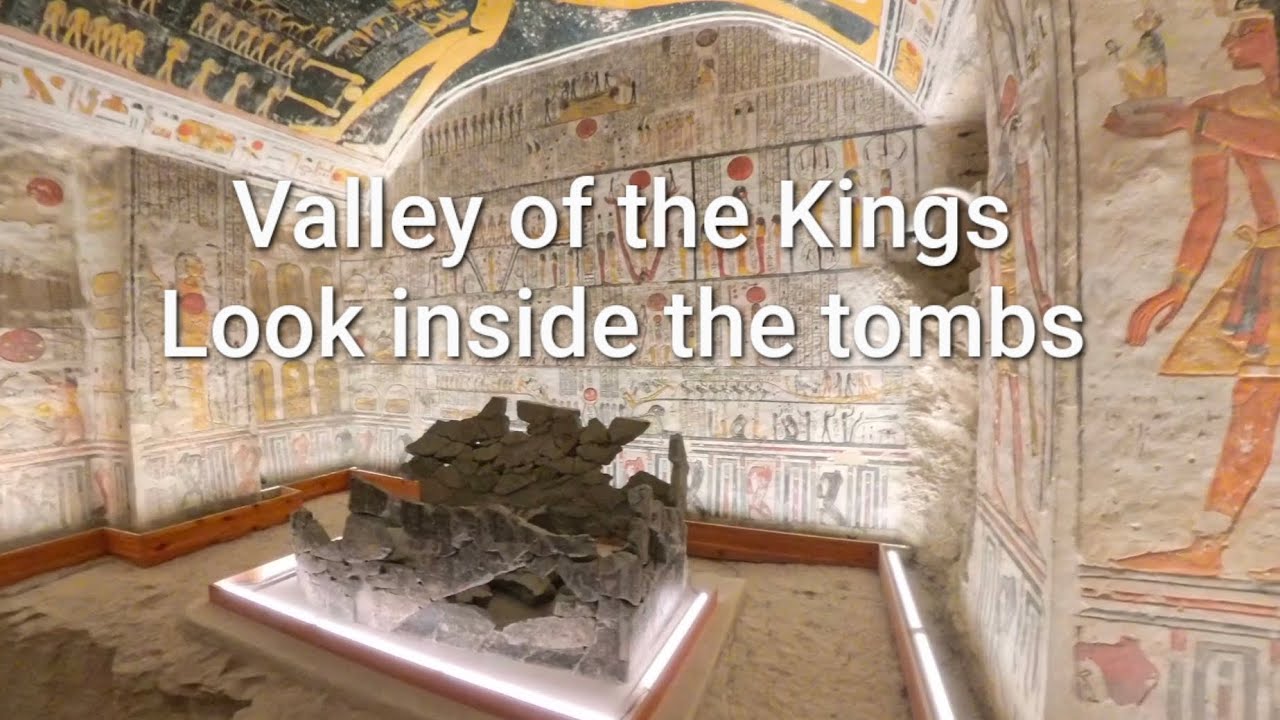 Valley of the Kings - look inside the tombs 