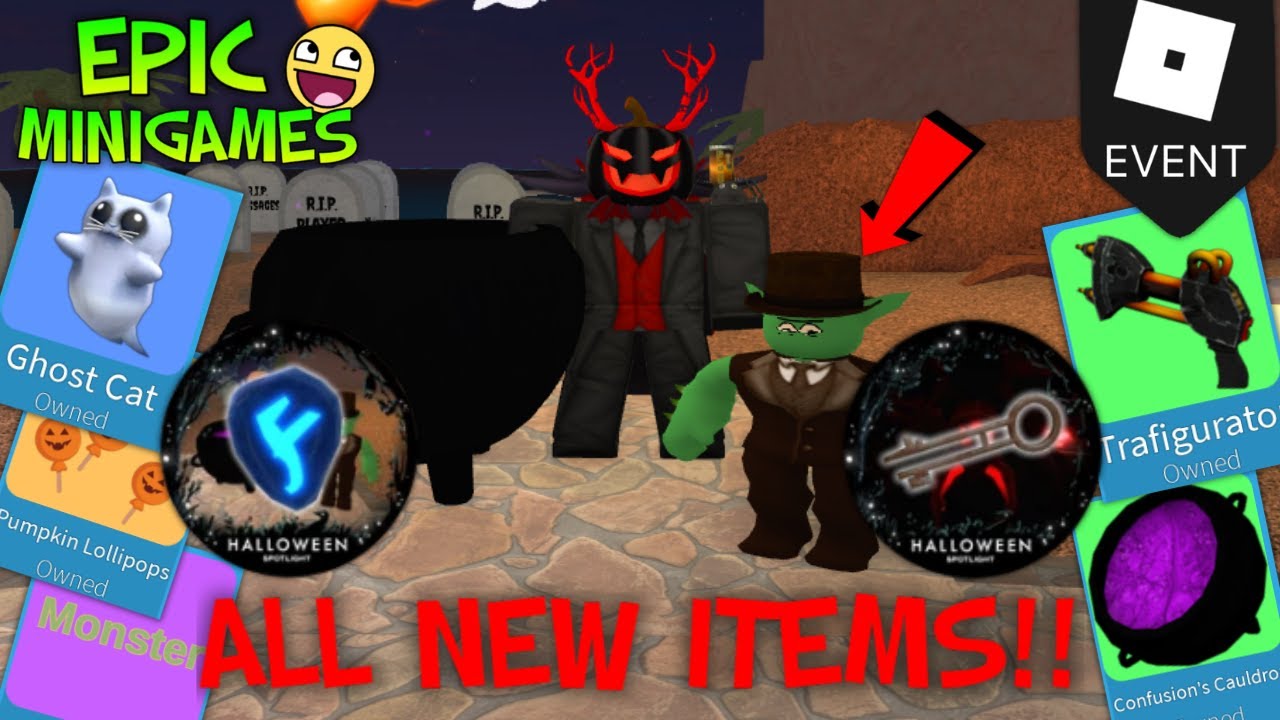Как пройти квестовую линию Стива в Epic Minigames! [В центре внимания: Хэллоуин в Roblox]