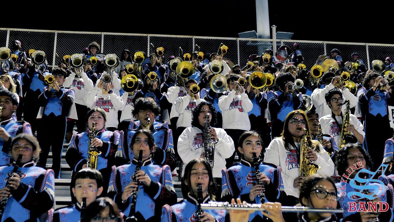 Skyline Raider Band W/Alumni Combined - In Game Highlights - (Homecoming Game) - 2024