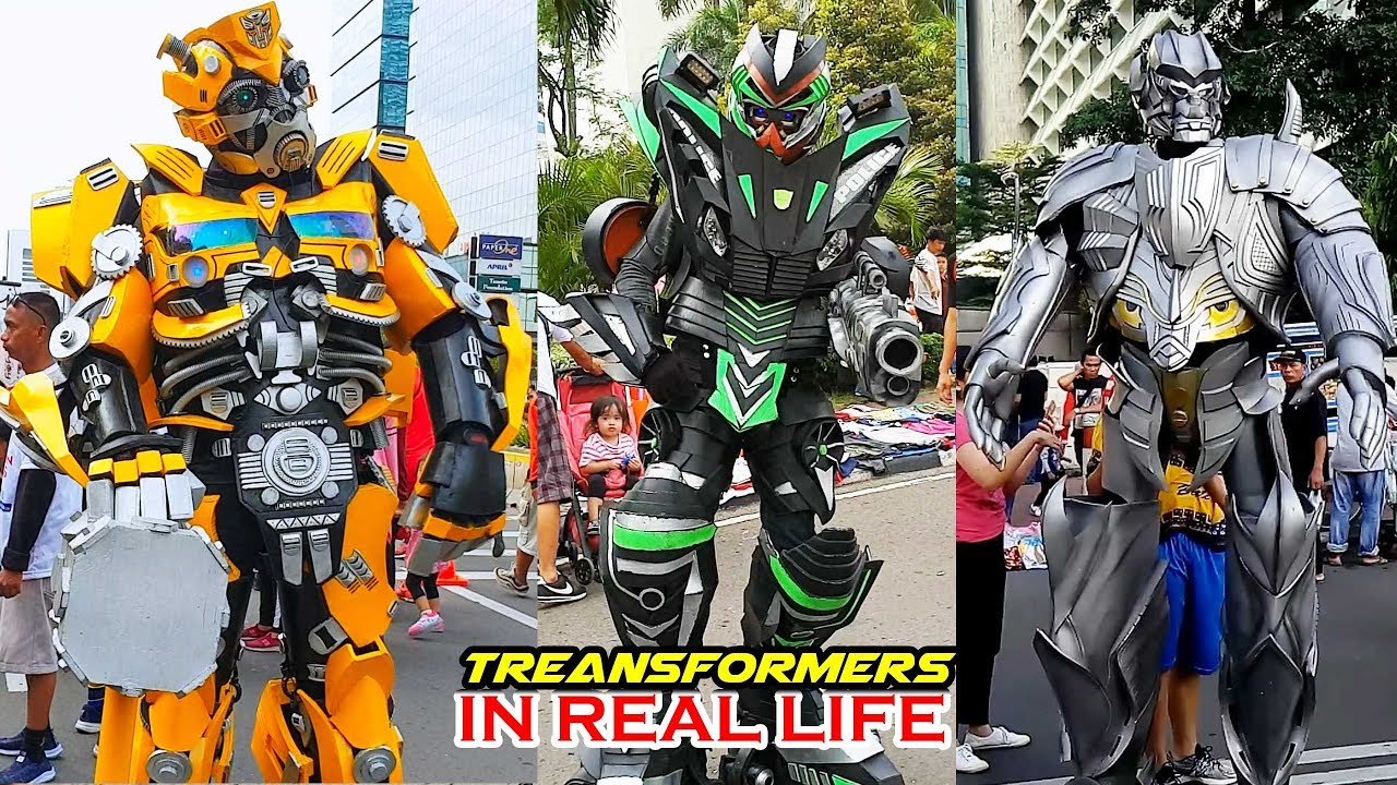 Parade ROBOT Transformers in REAL Life