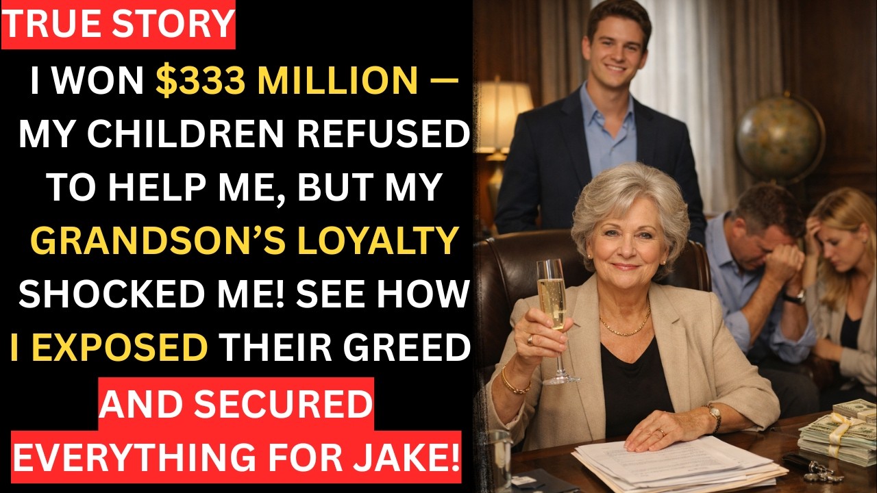 I Won $333M in the Lottery and Pretended to Be Broke — Only My Grandson Helped