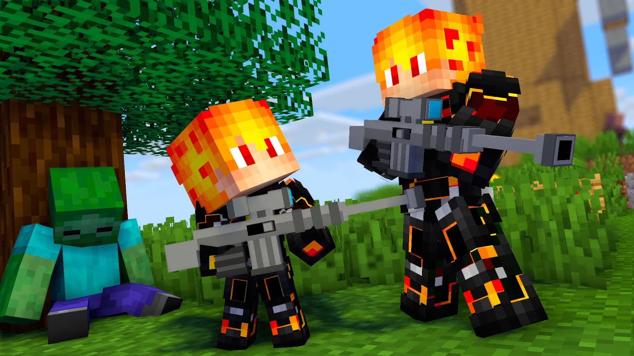 ПОШЛИ С СЫНОМ НА ОХОТУ НОЧЬЮ В МАЙНКРАФТ ! Алексбой Minecraft
