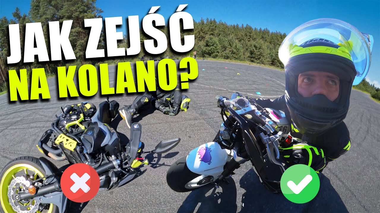 JAK ZEJŚĆ NA KOLANO na motocyklu | Szkolenie z jazdy na motocyklu | KAYO Mini GP 150