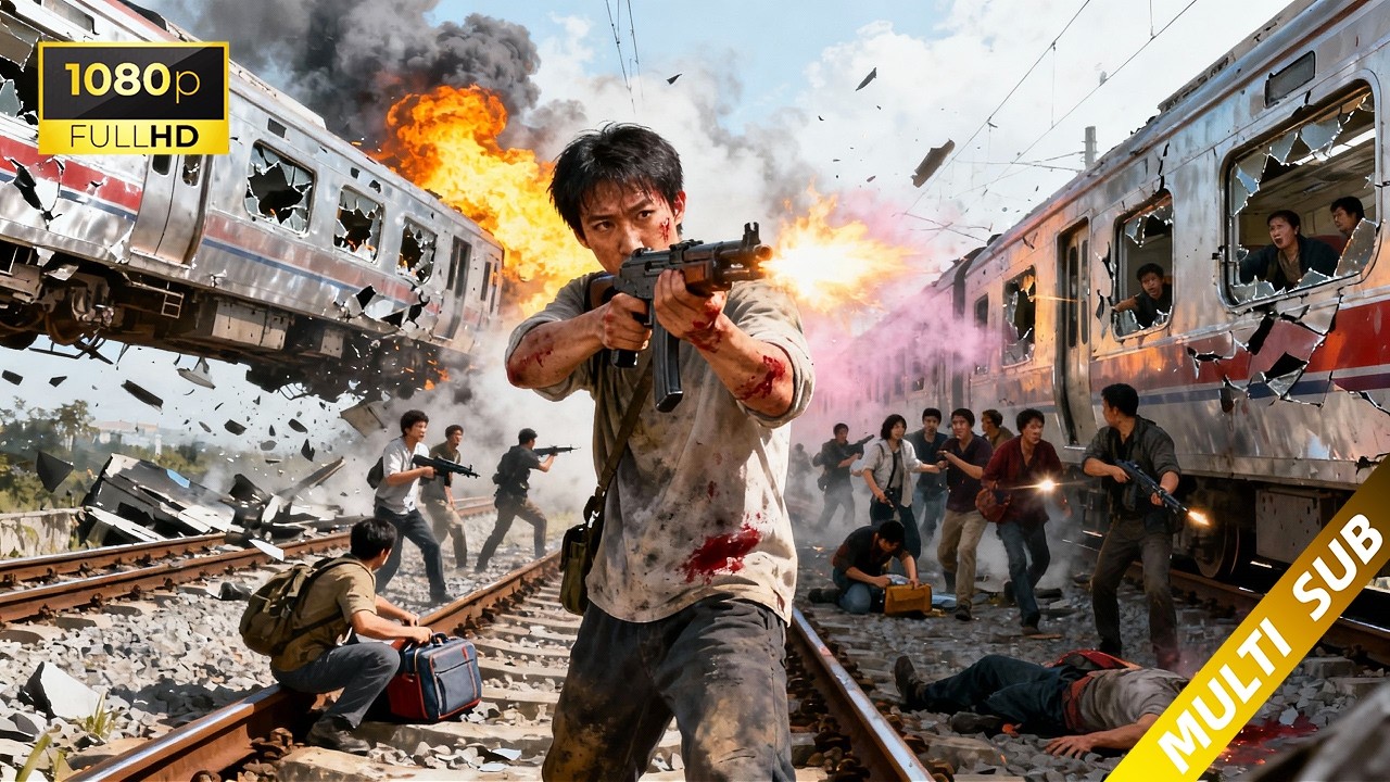 跨國列車淪為爆破戰場！劫匪封死車廂狂轟濫炸，竟逼得平民絕地反擊！#懸疑 #movie  #功夫#channel #电影#drama