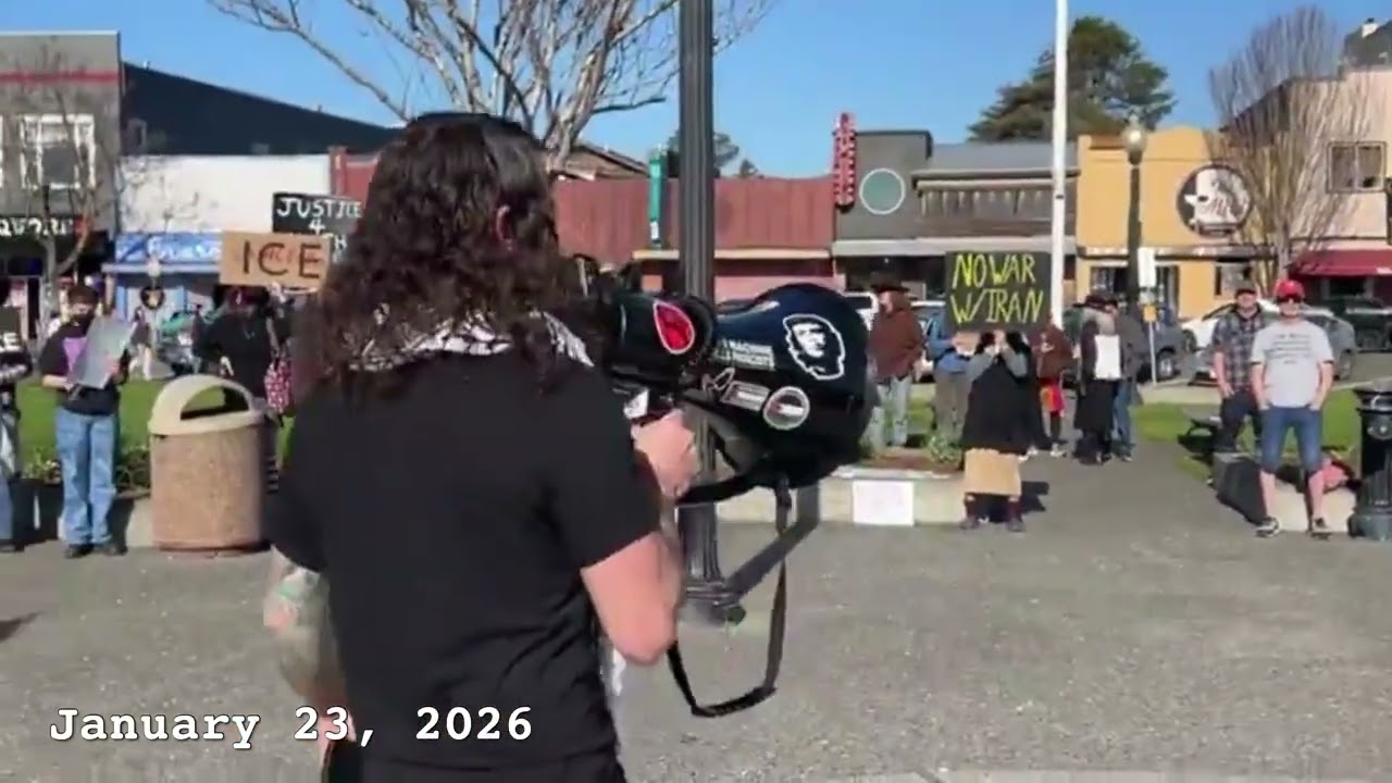 Live at Free America Walk Out Protest in Arcata 