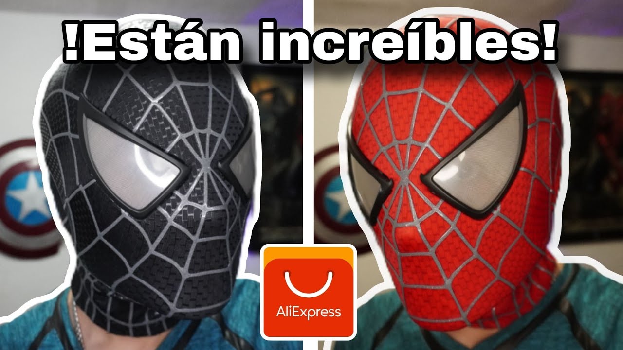 Compre las Mascaras de Spider-Man 3 de Aliexpress | Unboxing