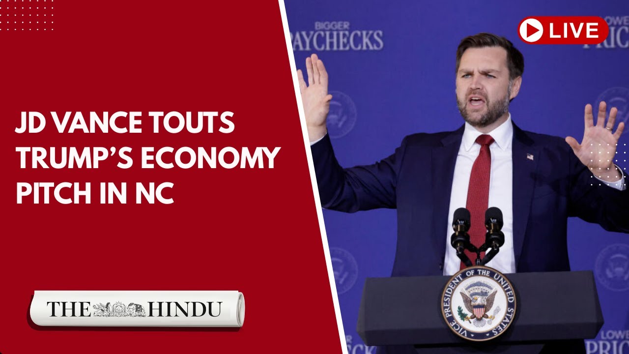 JD Vance touts Trump economic agenda in Rocky Mount, North Carolina speech
