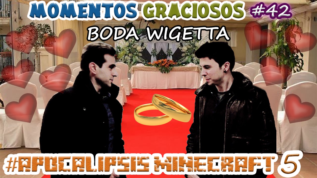 BODA WIGETTA!! POR FIN SE CASARON  | #APOCALIPSISMINECRAFT5 | MOMENTOS GRACIOSOS #2