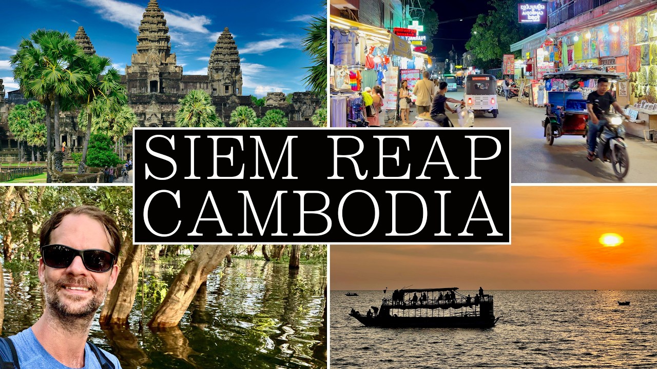 6 Unforgettable Days in SIEM REAP, CAMBODIA: Angkor Wat, Floating Village, Markets, Travel Vlog
