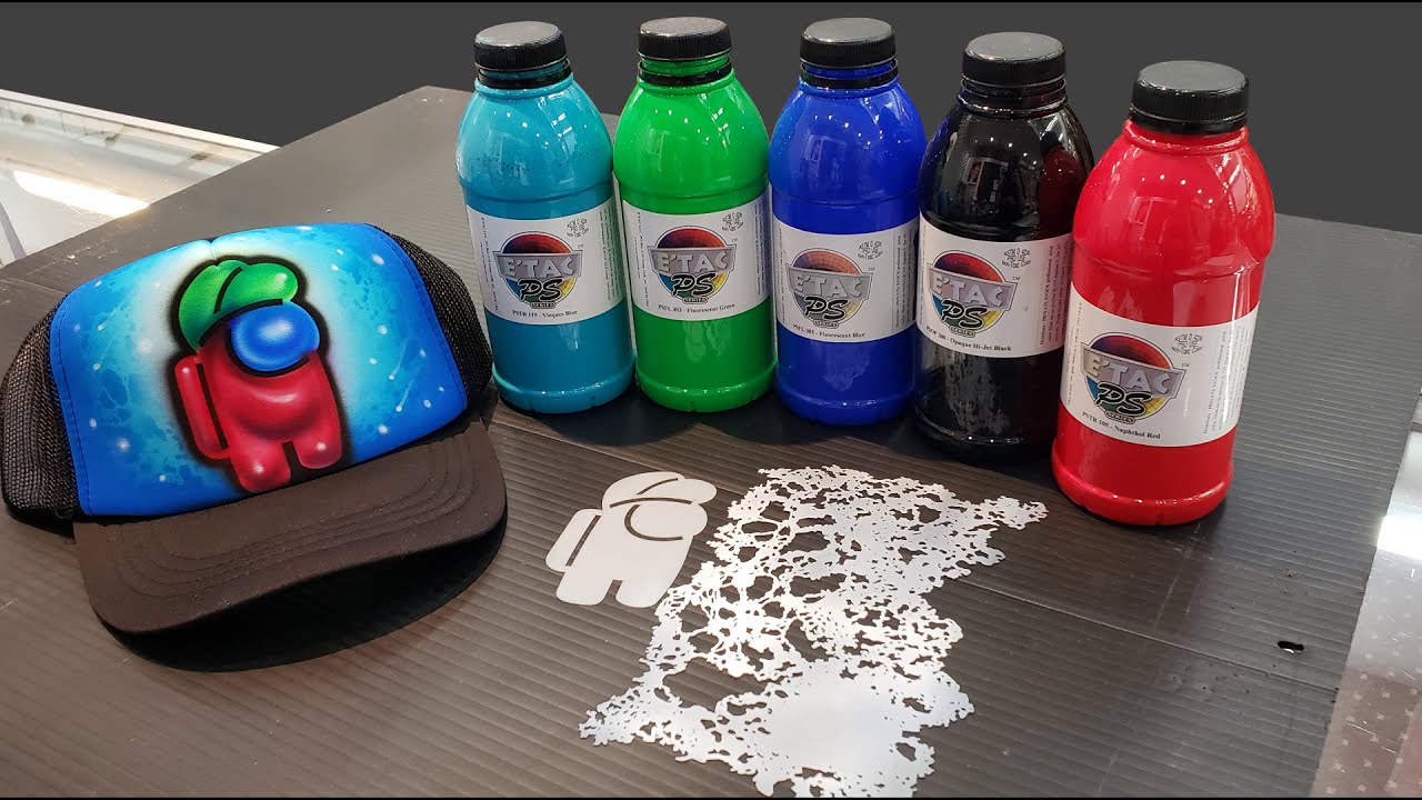 How to Airbrush an Among Us Hat