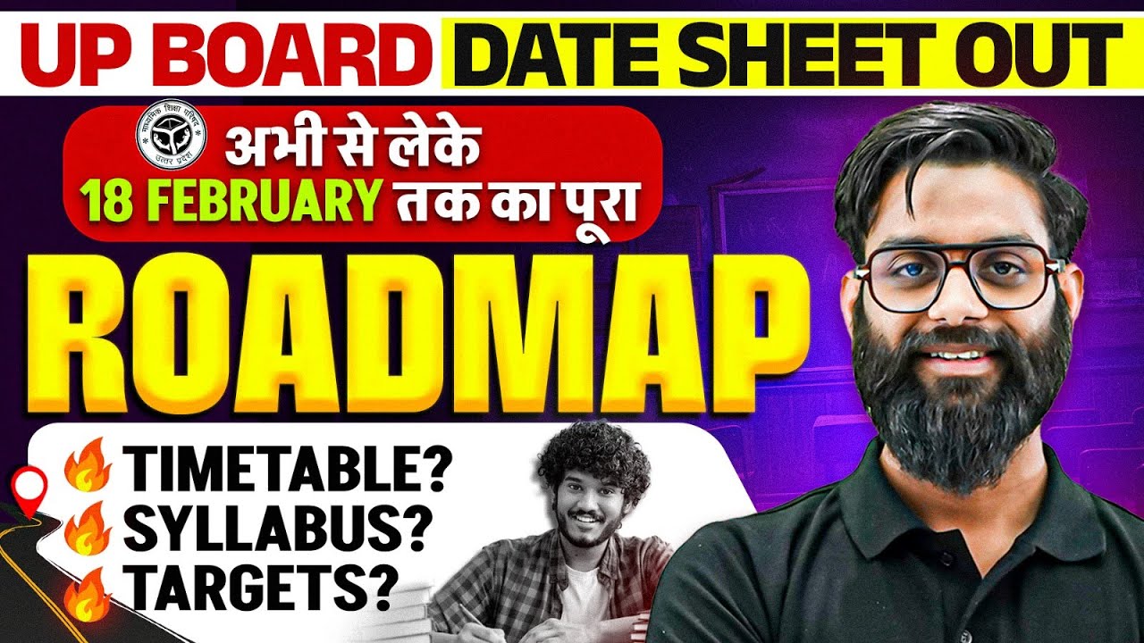 UP Board Date Sheet Out | Complete Strategy till Board Exam 2026 | Class 12th English Medium