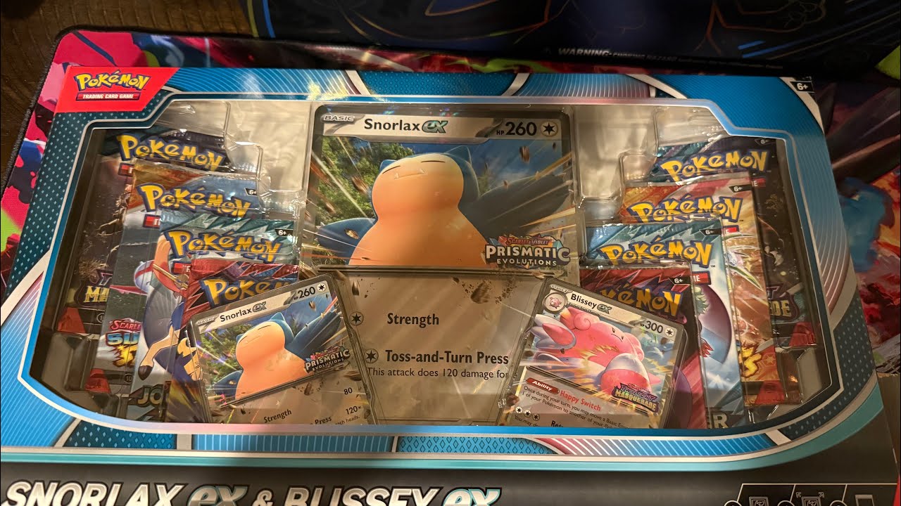 ASMR Pokemon TCG Snorlax and Blissey ex Box Opening!