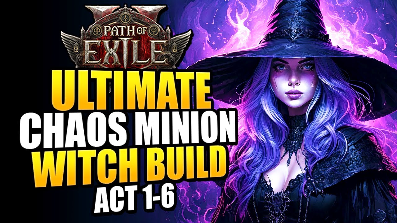 Path of Exile 2 Best Witch Leveling Build - Act 1-6 FAST With Chaos and Minion Lich