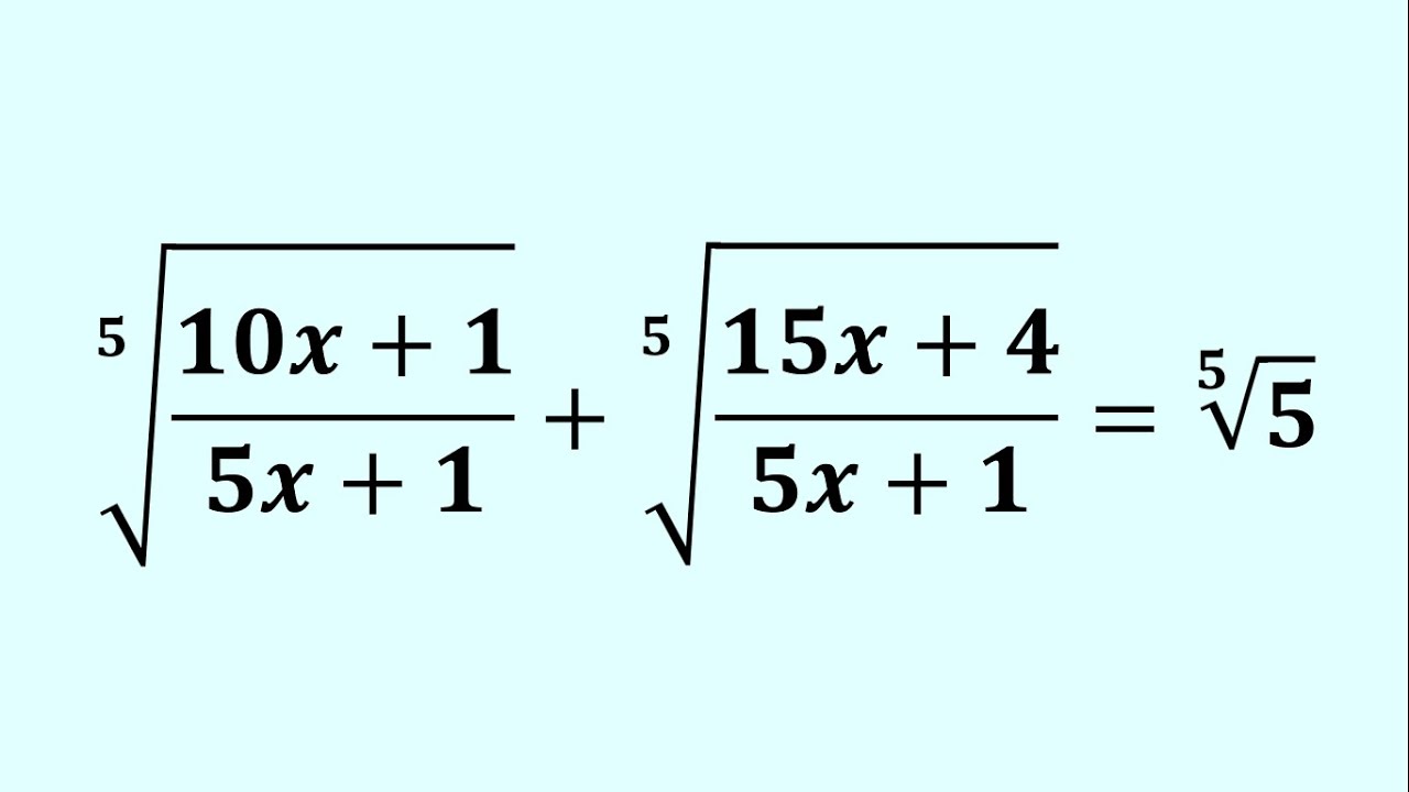A Nice Radical Equation | 95% Failed To Solve!