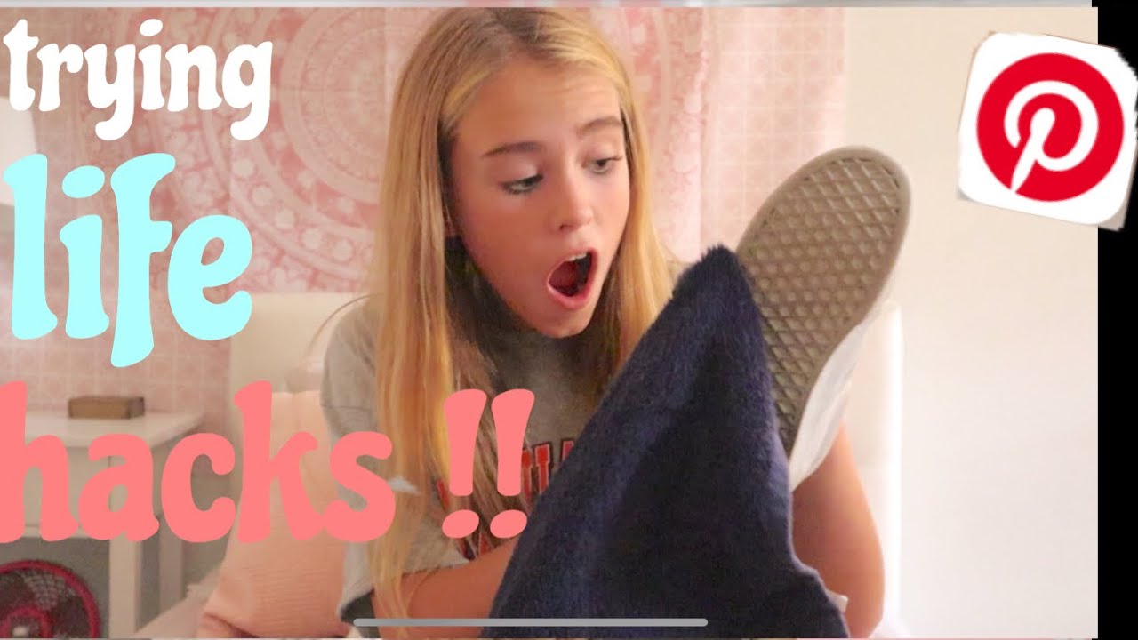 TRYING PINTEREST LIFE HACKS !