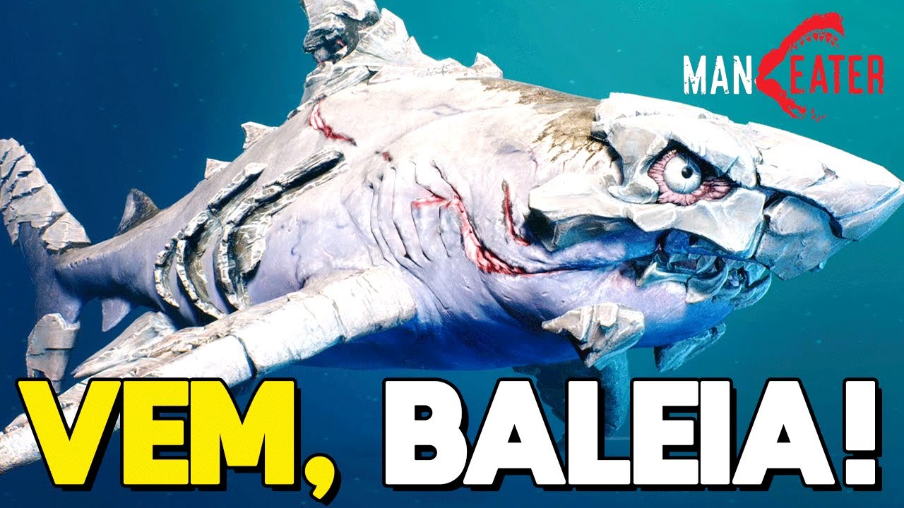 TUBARÃO vs BALEIA PRA COMPLETAR O SET ÓSSEO NO GTA DE TUBARÃO - MANEATER (#08)