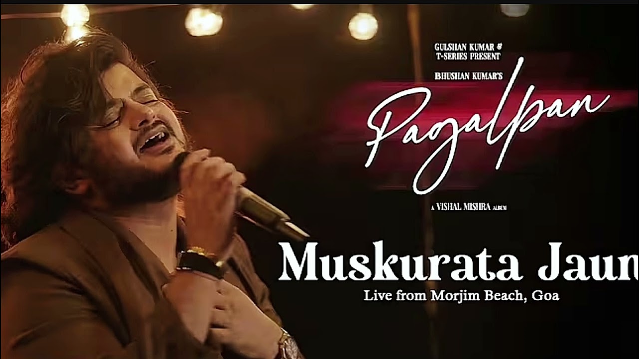 Vishal Mishra - Muskurata Jaun (Live from Morjim Beach, Goa) | Pagalpan | 