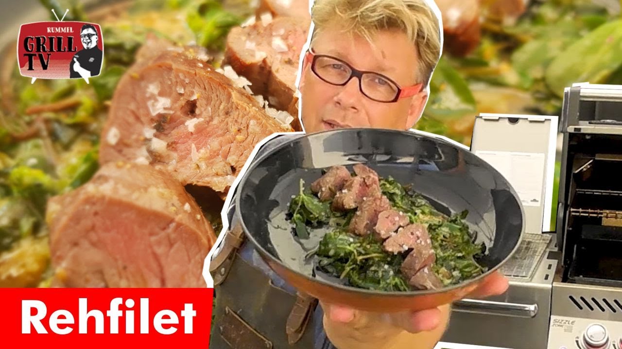 Rehfilet saftig und zart gegrillt von der Sizzle Zone #rummelgrilltv