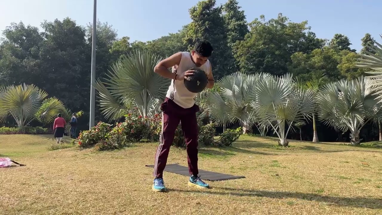 Medicine ball workout 