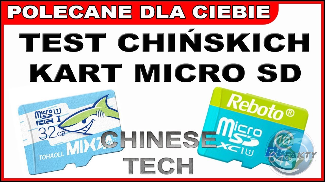 Chińskie karty microsd z banggood i aliexpress (Mixza 32 GB i Reboto 64 GB Class 10)