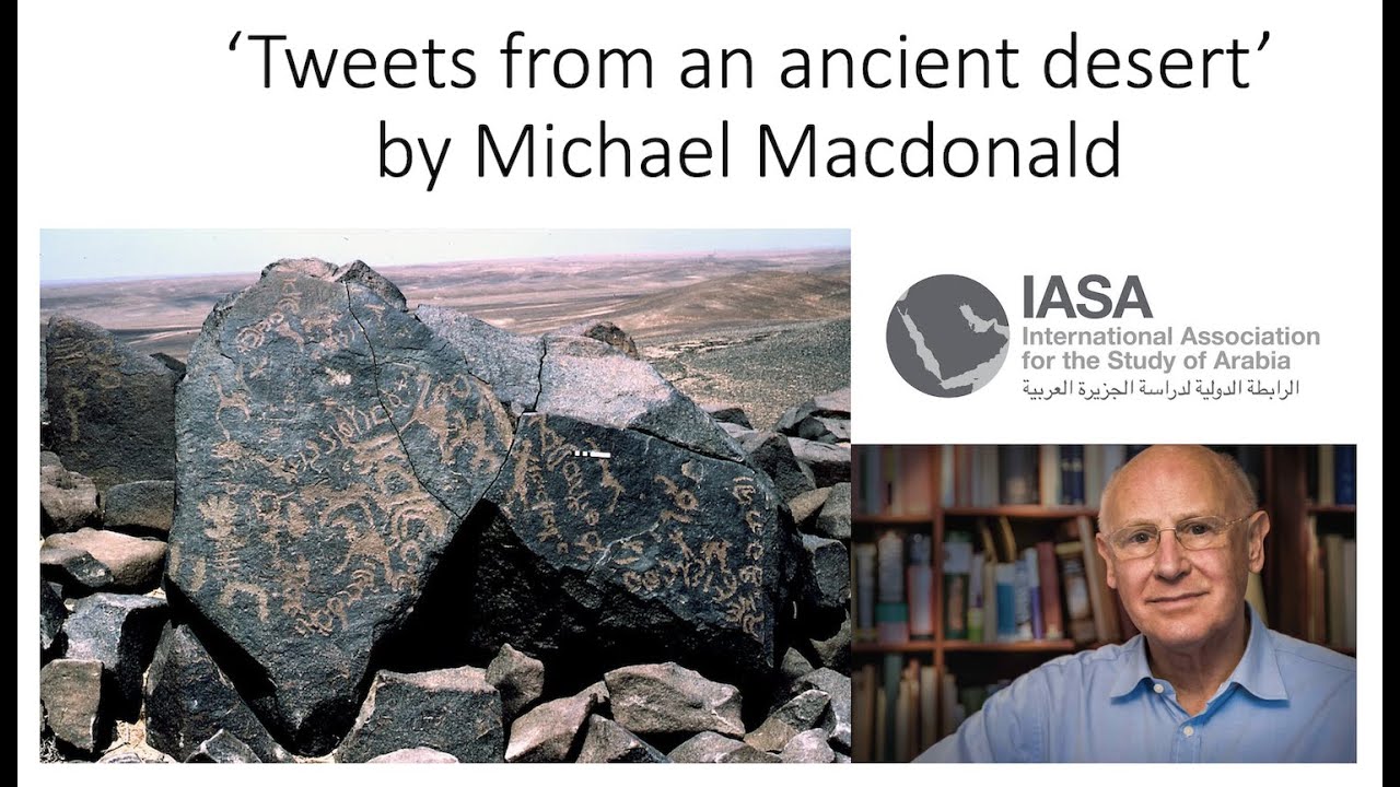 'Tweets from an ancient desert' by Michael Macdonald