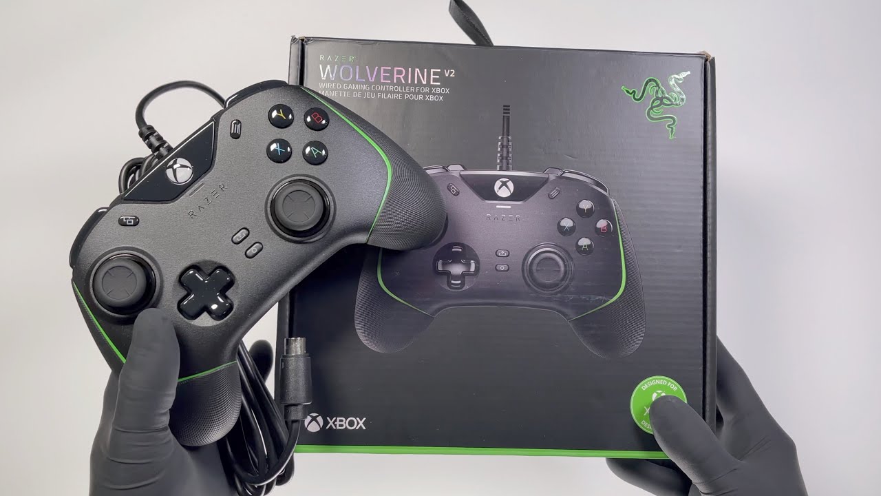 Razer Wolverine V2 Unboxing  Wired Gaming Controller For Xbox one,X/S & PC.