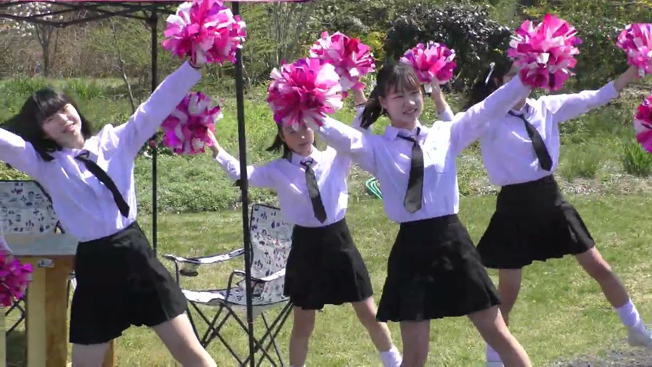 チアダンスRAINBOW鳥取☆山陰三ッ星マーケット湖山池ナチュラルガーデン1部  2024年4月13日