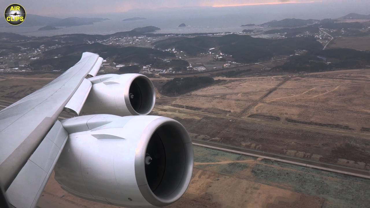 Korean Air Boeing 747-8i Seoul Takeoff - FANTASTIC SOUNDS! [AirClips]