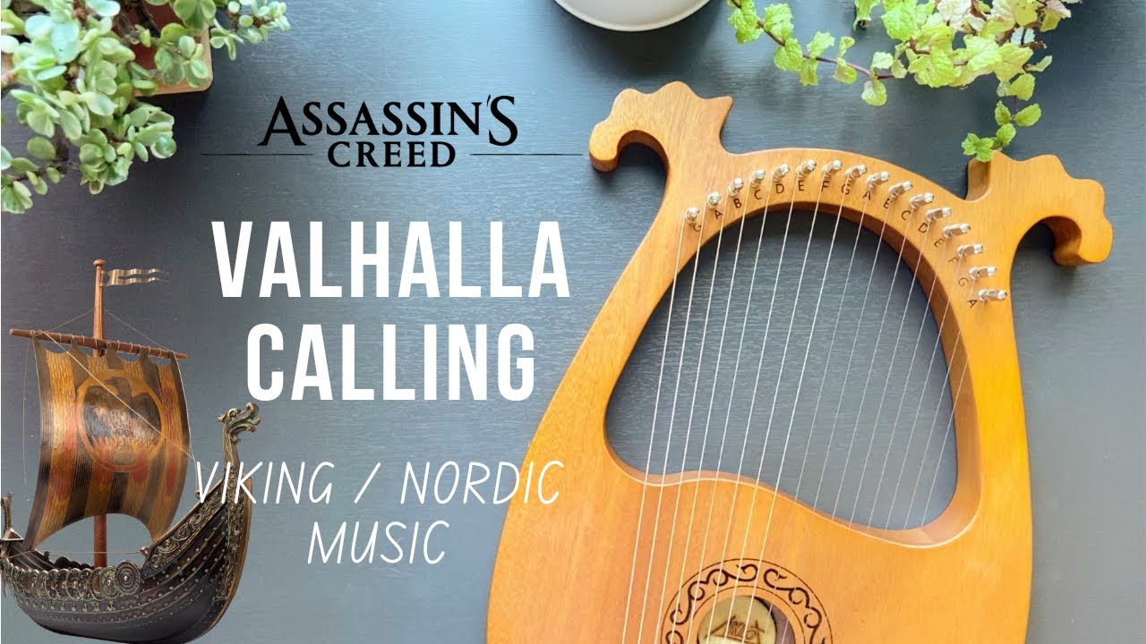 Valhalla Calling (Assassin's Creed) (Viking Nordic Folk) Lyre Harp Cover