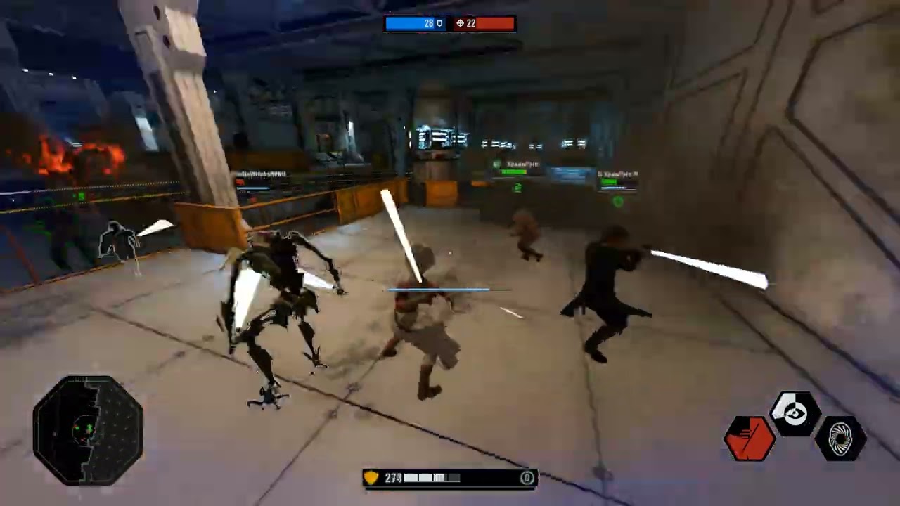 Соревновательный режим 4 на 4: Рей 17-0 | Star Wars Battlefront 2