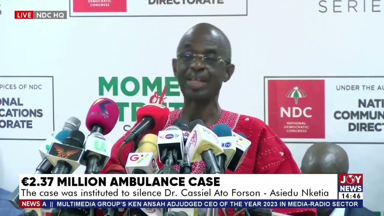 Ambulance Case: NDC plays tape allegedly showing Attorney General influencing a witness