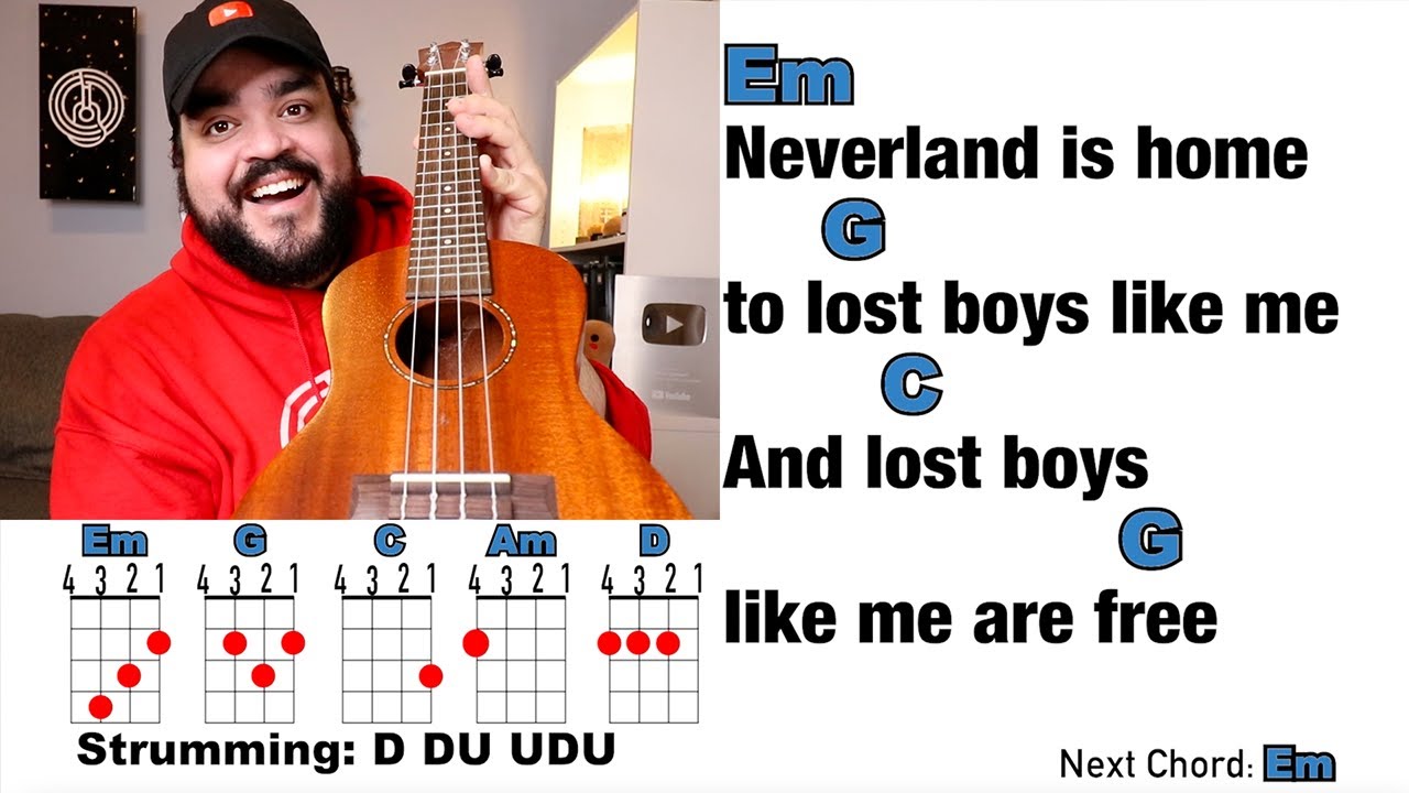 LOST BOY - Ruth B. (Ukulele Play Along with Chords and Lyrics