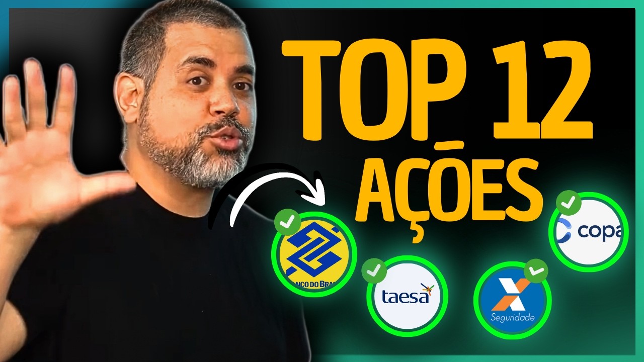 TOP 12 AÇÕES PARA VIVER DE RENDA EM 2026 (CARTEIRA COMPLETA DO MIRA)