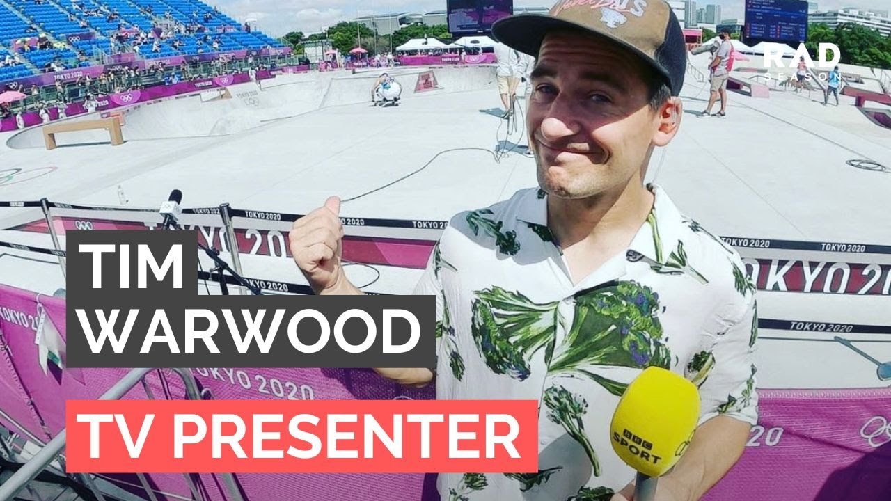 Tim Warwood, ex pro snowboarder to presenter and Famous First Words