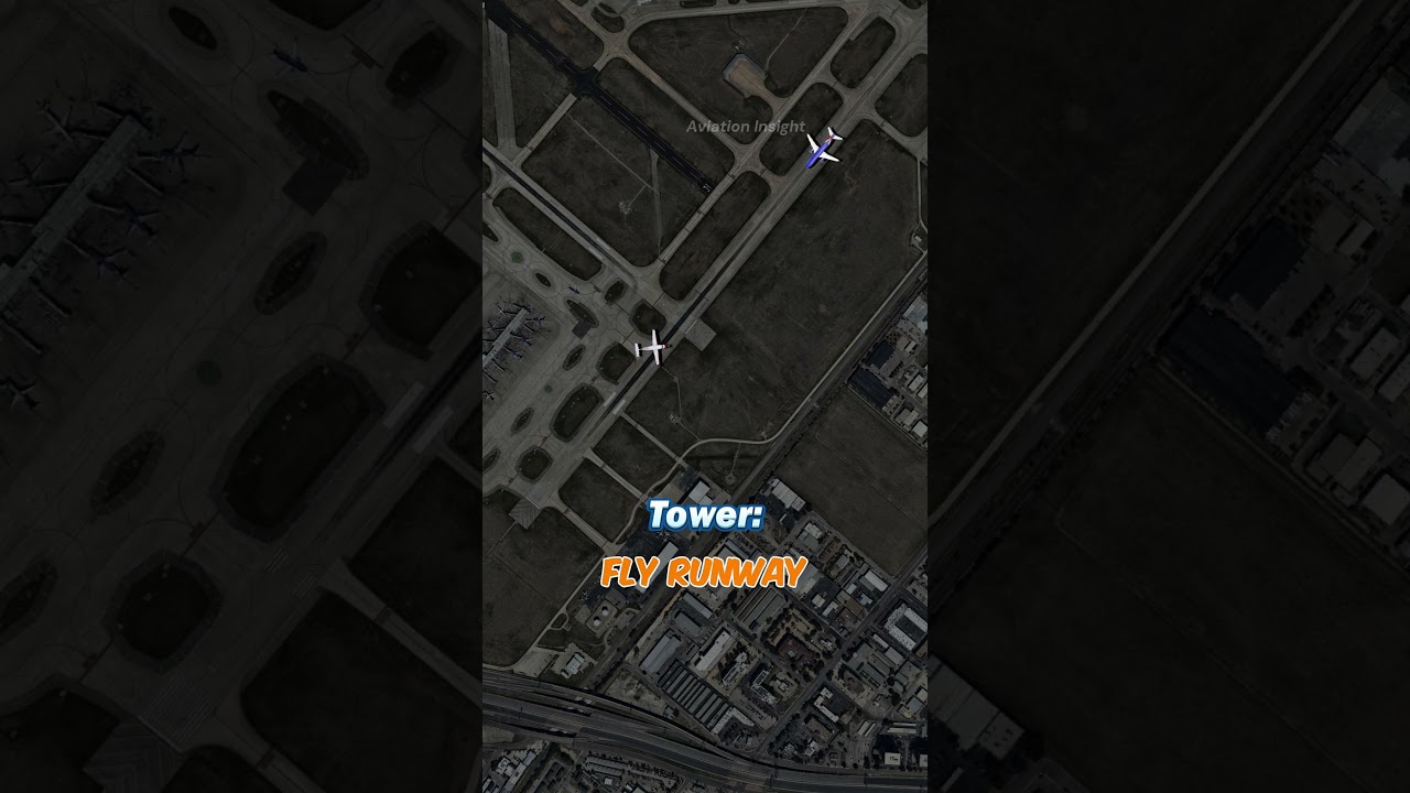 Wrong Turn Nearly Causes Runway Collision / ATC Recording #aviation