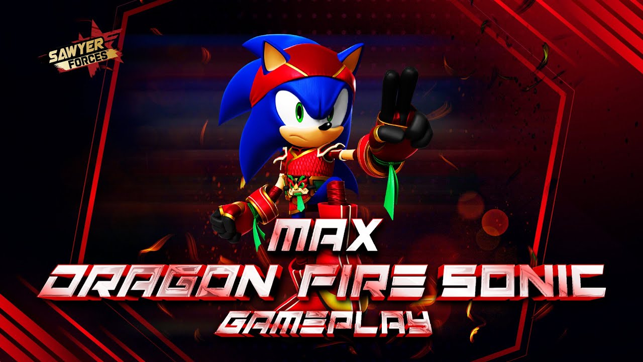 Sonic Forces Speed Battle: Maxed Dragon Fire Sonic Gameplay