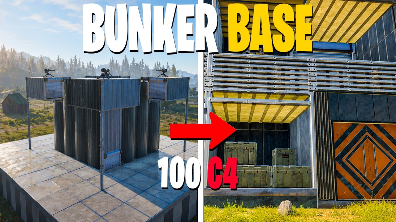 100 C4 BUNKER BASE in Once Human RaidZone!