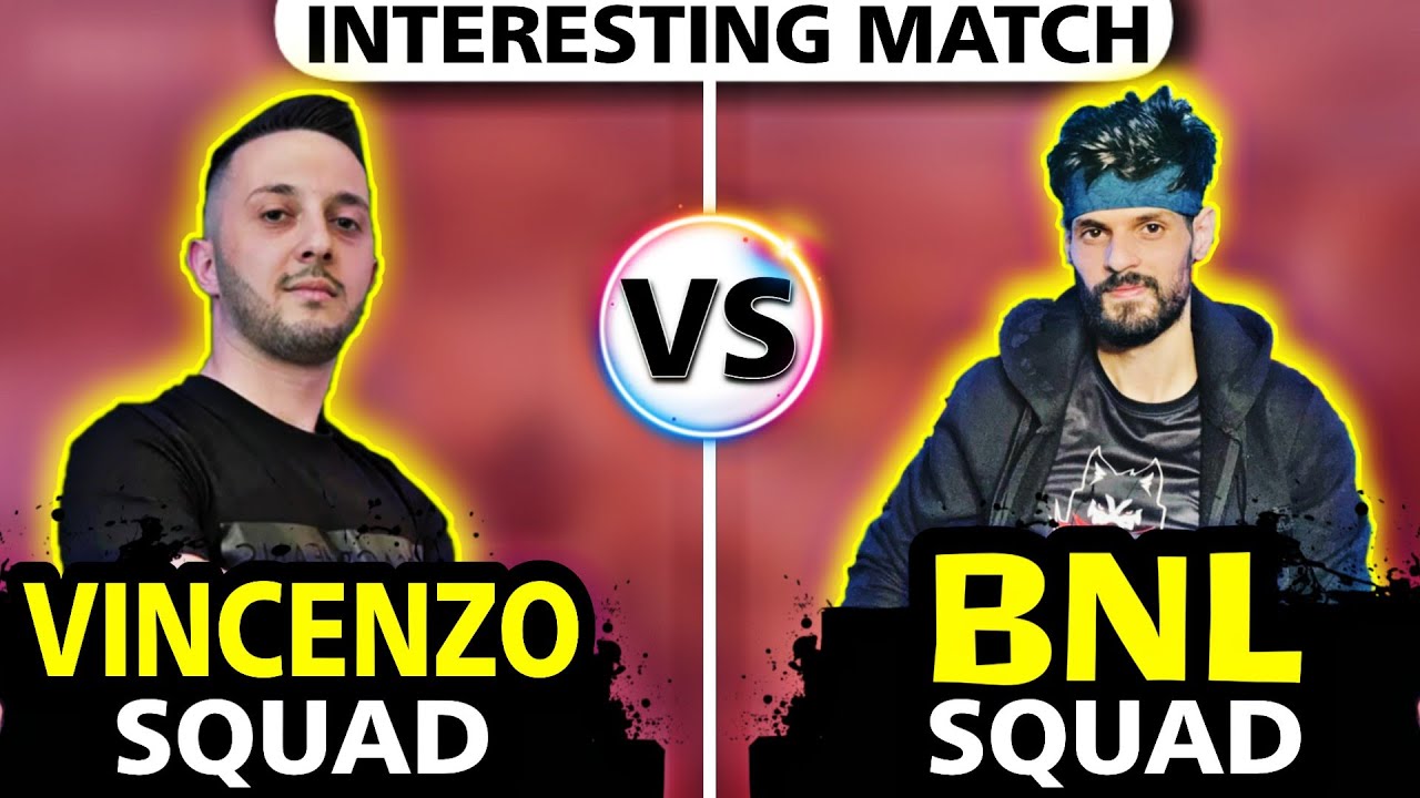 VINCENZO SQUAD VS BNL SQUAD Clash Squad Custom Match || European guys & only headshot