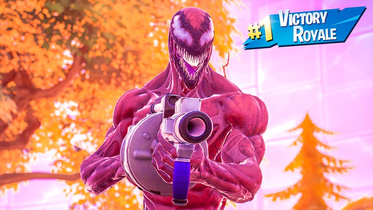 Tier 100 Carnage Skin Solo Win Full Gameplay Fortnite Chapter 2 Season 8 No Commentary PS5 Console