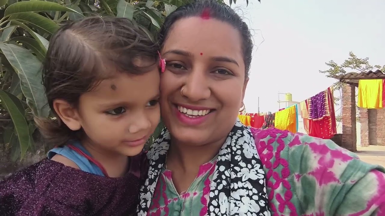 अविशा का खूब मन लग रहा🥳दादा-दादी के घर🏠मेरी तो हालत खराब हो गई सफ़ाई कर करके 🤭 🧹