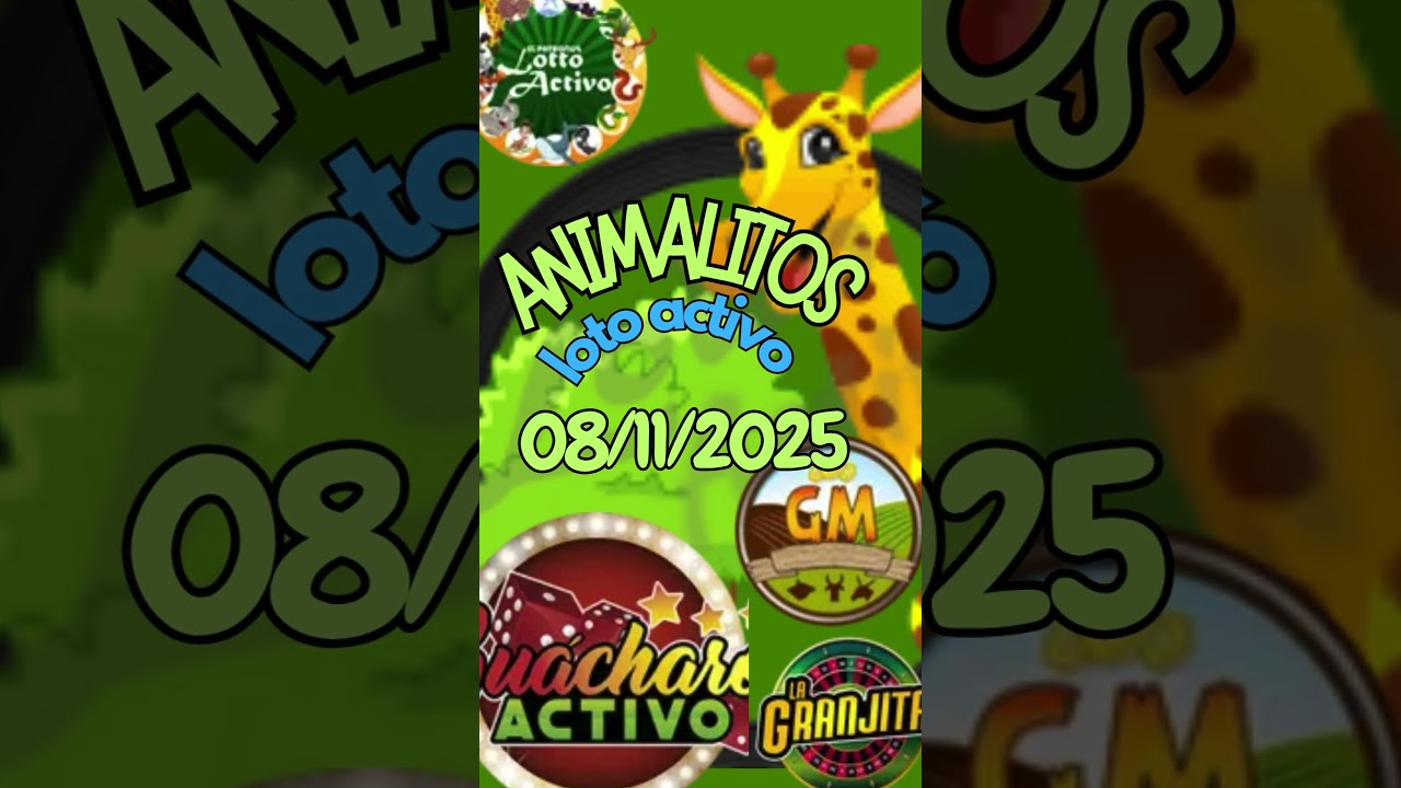 08/11/2025 informaci&oacute;n loto activo, datos animalitos, el rey de los animalitos