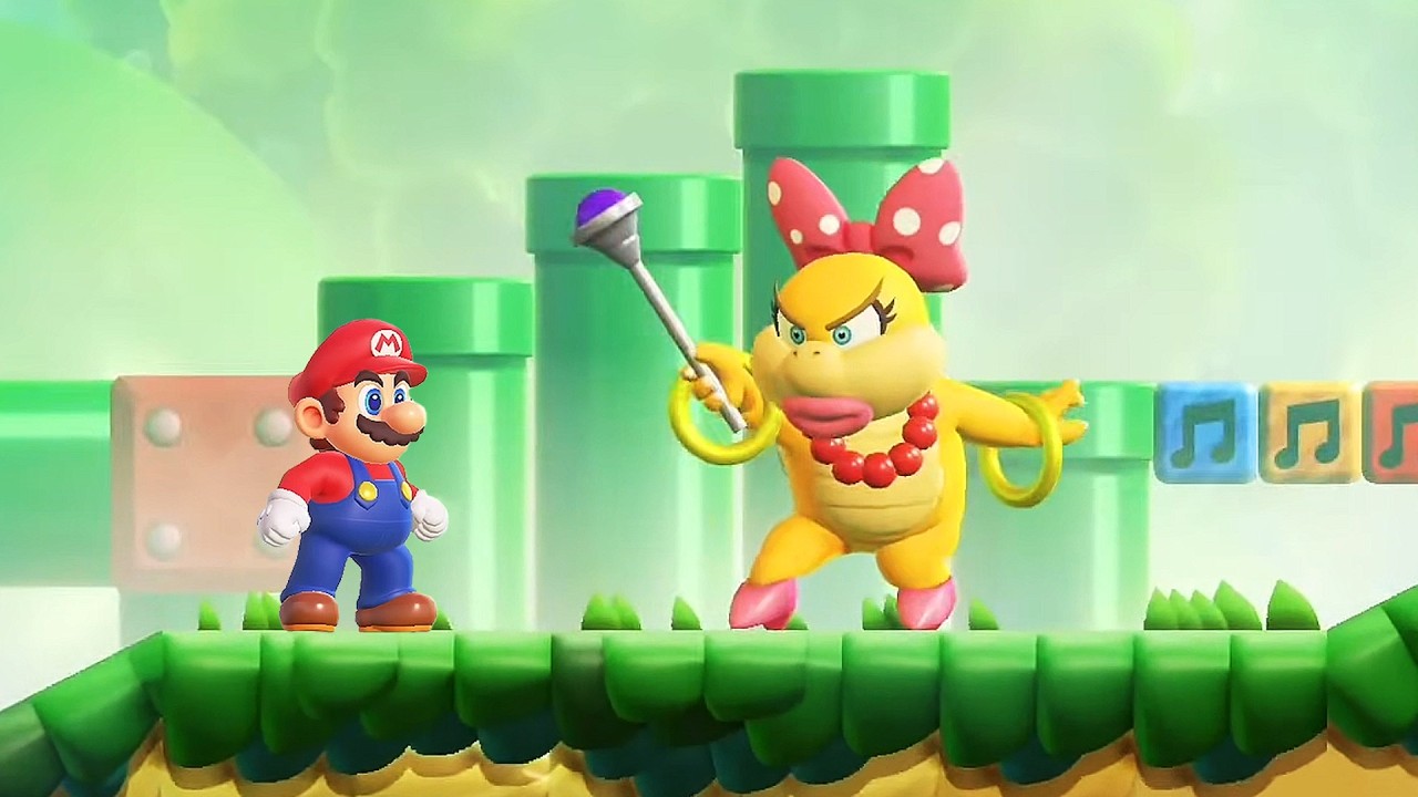 Super Mario Bros. Wonder SWITCH 2 - Wendy Koopa Boss Fight