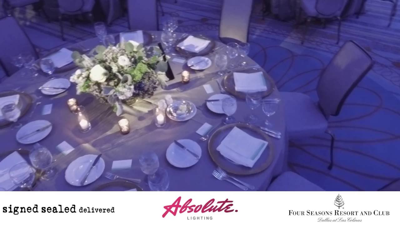 Wedding Lighting at The Four Seasons Las Colinas